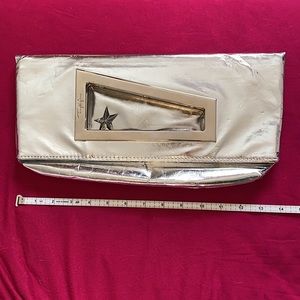 THIERRY MUGLER metallic clutch
